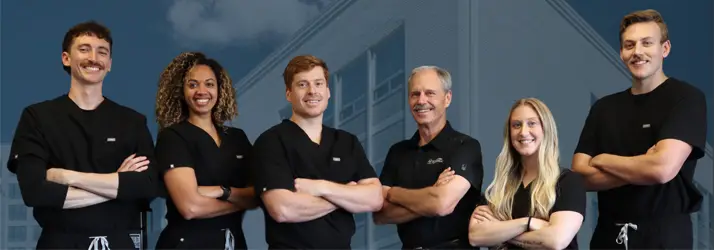 Chiropractor Towson MD Jeff Kalkstein With Team Chiropractor Towson MD Jeff Kalkstein With Team