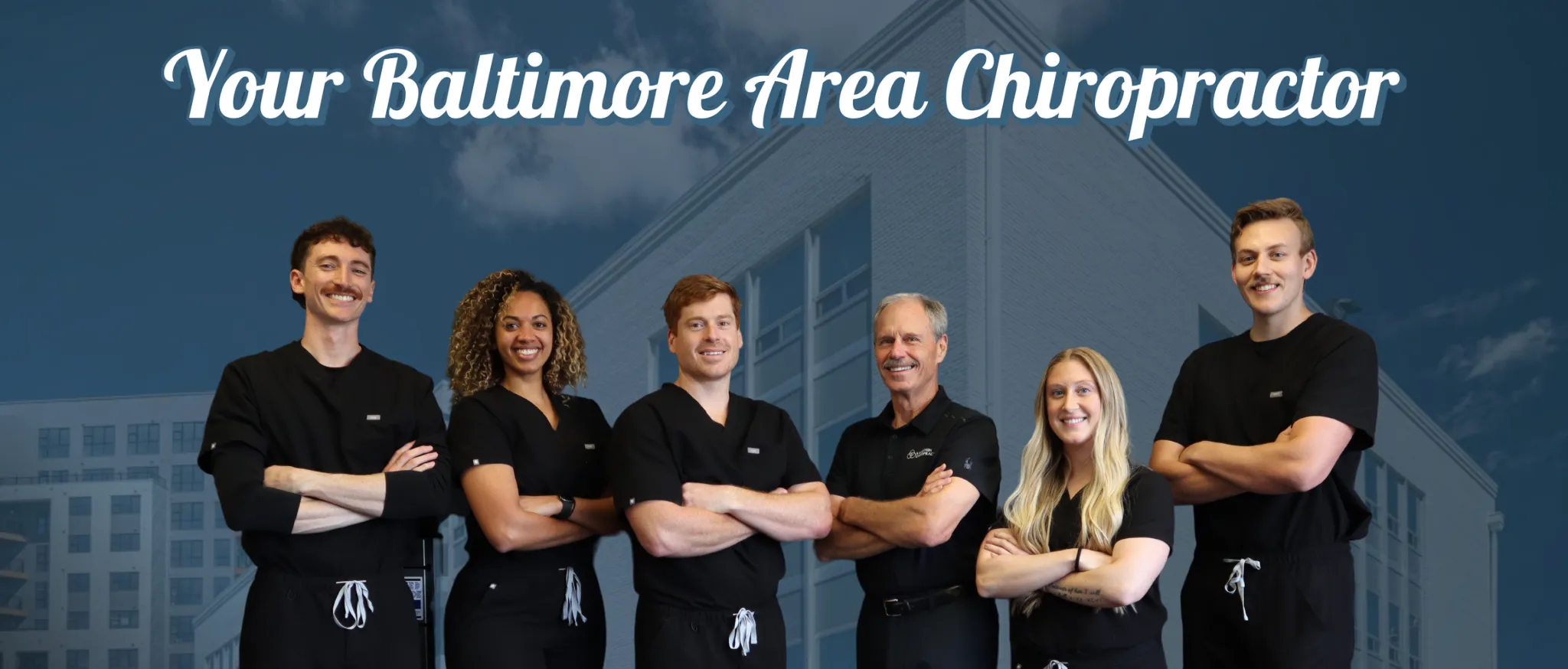 Chiropractor Towson MD Jeff and Warren Kalkstein With Team Chiropractor Towson MD Jeff and Warren Kalkstein With Team